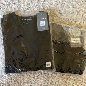 Mandala Scrub Set Black